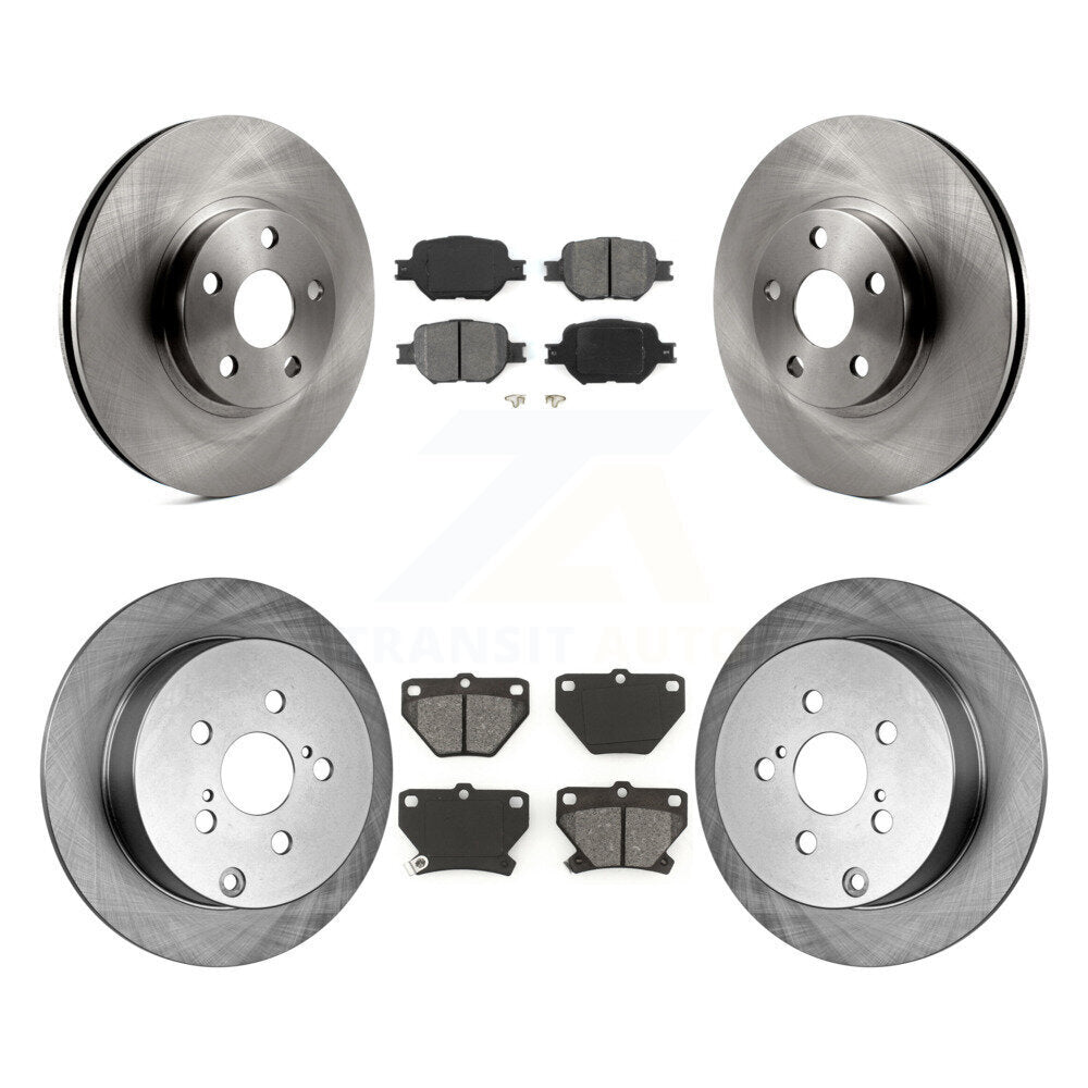[Avant + Arrière] Kit de Disque et plaquette (semi-métallique) de frein pour Toyota Celica K8S-101133