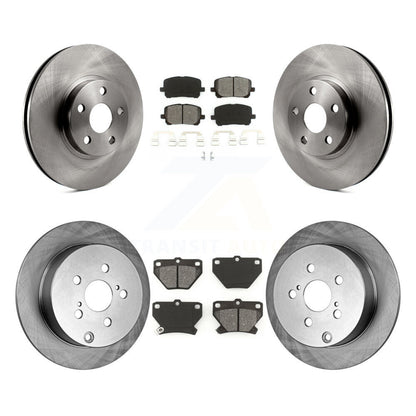 [Avant + Arrière] Kit de Disque et plaquette (semi-métallique) de frein pour Toyota Corolla Matrix Pontiac Vibe K8S-101135