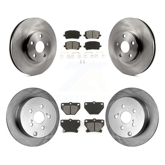 [Avant + Arrière] Kit de Disque et plaquette (semi-métallique) de frein pour Toyota Corolla Matrix Pontiac Vibe K8S-101135