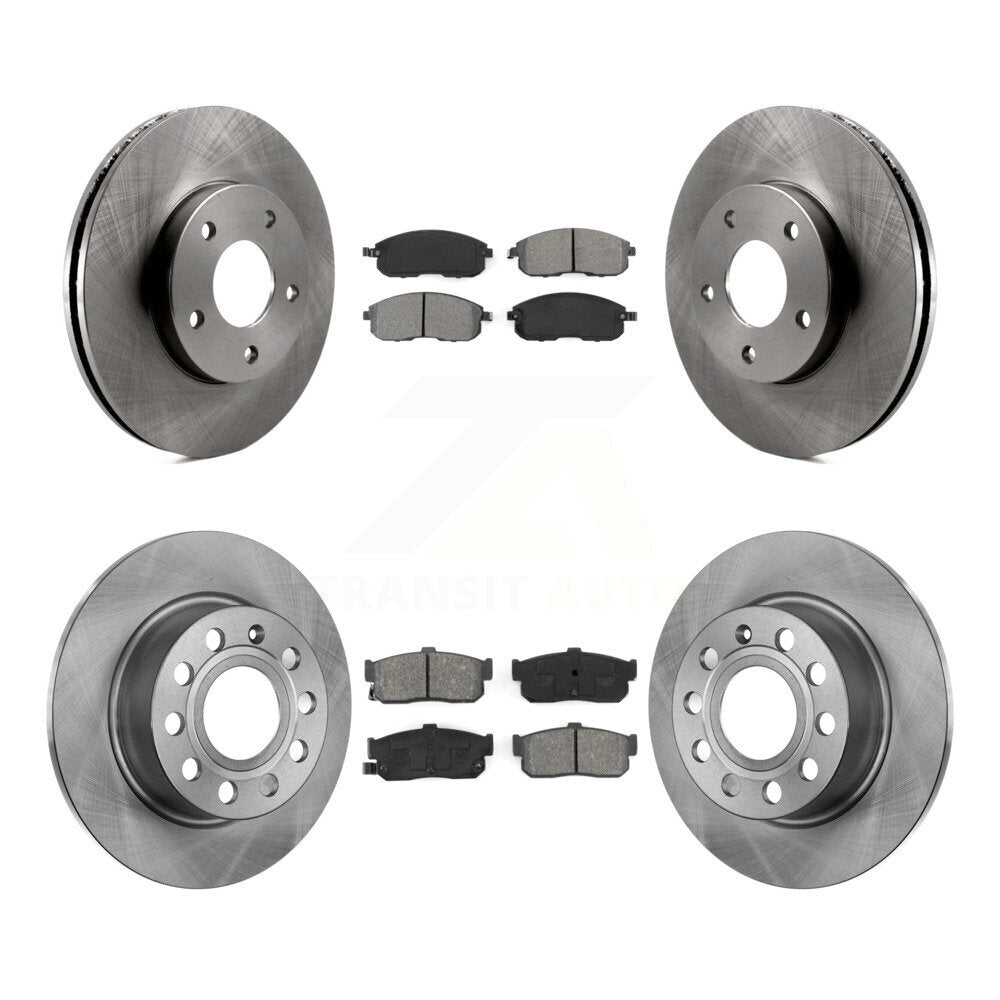 [Avant + Arrière] Kit de Disque et plaquette (semi-métallique) de frein pour Nissan Maxima Infiniti I30 INFINITI K8S-101136