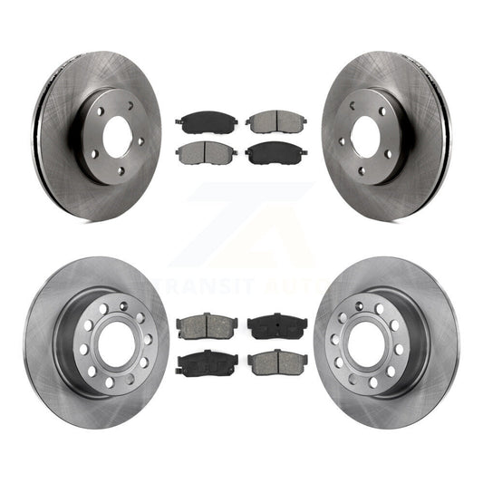 [Avant + Arrière] Kit de Disque et plaquette (semi-métallique) de frein pour Nissan Maxima Infiniti I30 INFINITI K8S-101136