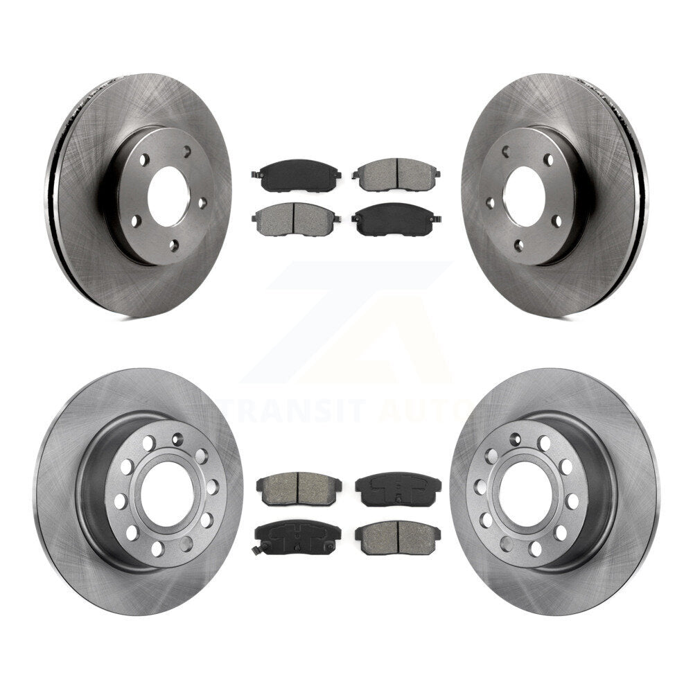 [Avant + Arrière] Kit de Disque et plaquette (semi-métallique) de frein pour Nissan Maxima INFINITI I30 From 10/00 K8S-101137
