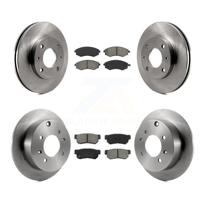 [Avant + Arrière] Kit de Disque et plaquette (semi-métallique) de frein pour Hyundai Sonata K8S-101139