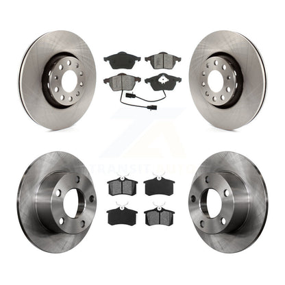 [Avant + Arrière] Kit de Disque et plaquette (semi-métallique) de frein pour Audi A6 avec 312mm Diameter Rotor K8S-101140