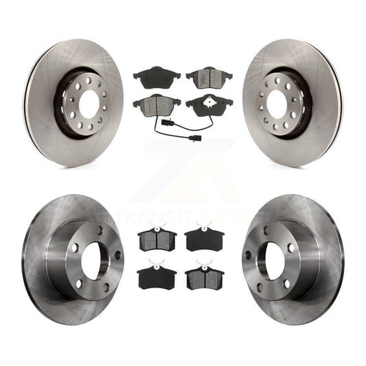 [Avant + Arrière] Kit de Disque et plaquette (semi-métallique) de frein pour Audi A6 avec 312mm Diameter Rotor K8S-101140