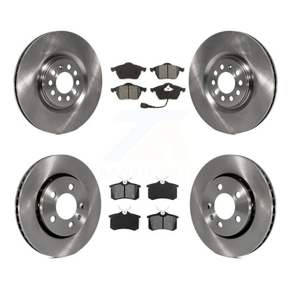 [Avant + Arrière] Kit de Disque et plaquette (semi-métallique) de frein pour Volkswagen Golf Audi TT Quattro K8S-101145