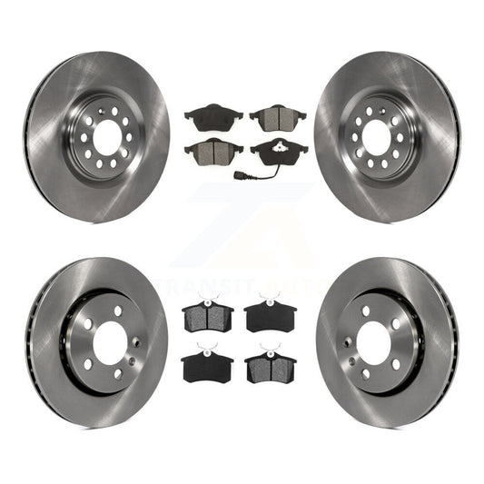 [Avant + Arrière] Kit de Disque et plaquette (semi-métallique) de frein pour Volkswagen Golf Audi TT Quattro K8S-101145