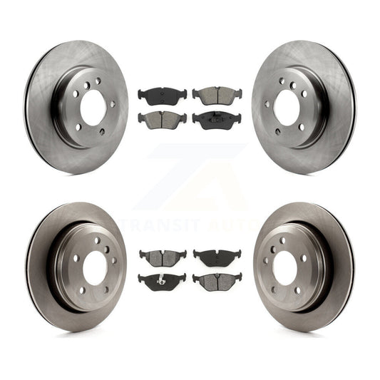 [Avant + Arrière] Kit de Disque et plaquette (semi-métallique) de frein pour 2001-2005 BMW 325xi K8S-101147
