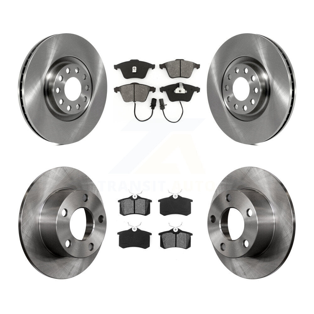 [Avant + Arrière] Kit de Disque et plaquette (semi-métallique) de frein pour Audi A6 avec 321mm Diameter Rotor K8S-101153