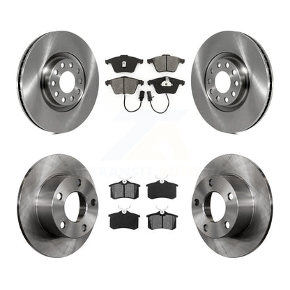 [Avant + Arrière] Kit de Disque et plaquette (semi-métallique) de frein pour Audi A6 avec 321mm Diameter Rotor K8S-101153