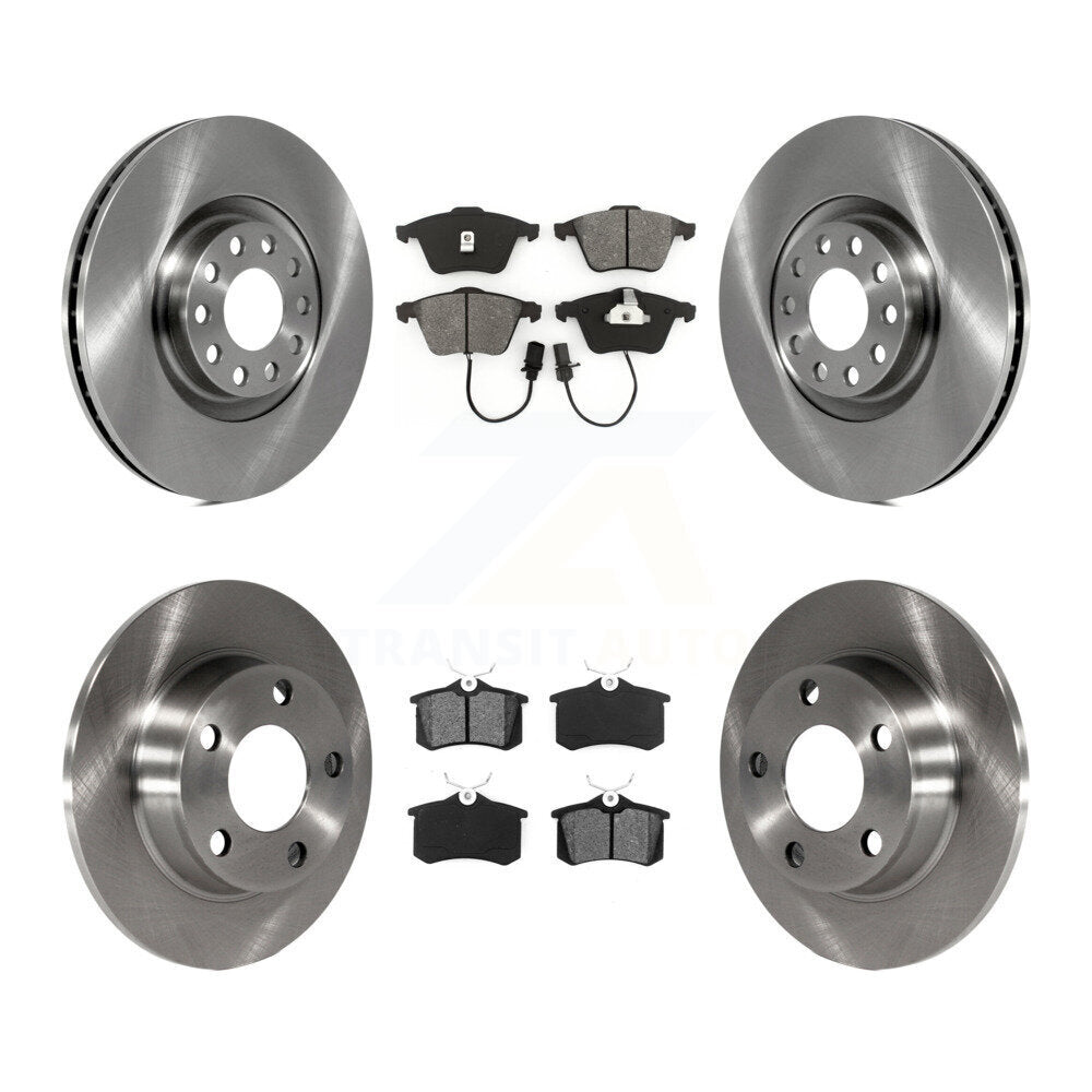 [Avant + Arrière] Kit de Disque et plaquette (semi-métallique) de frein pour Audi Allroad Quattro avec Single Piston Caliper K8S-101155