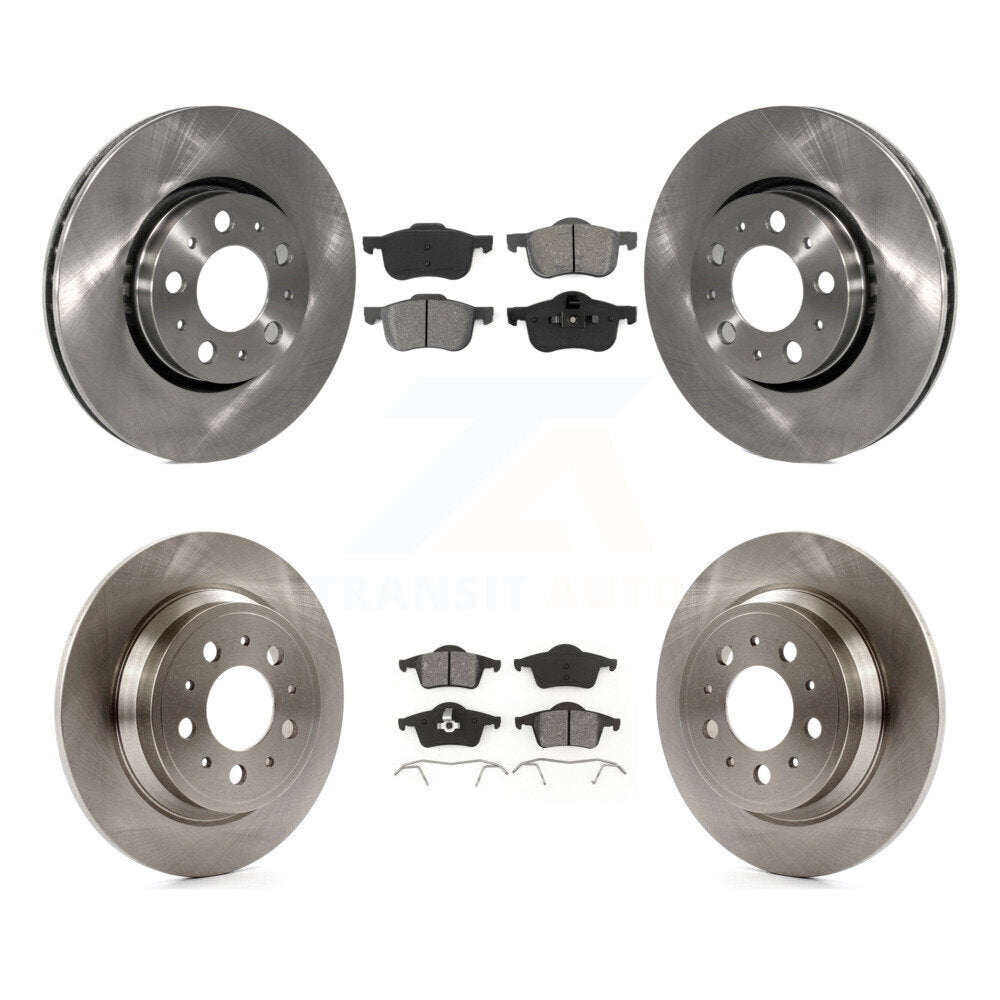 [Avant + Arrière] Kit de Disque et plaquette (semi-métallique) de frein pour Volvo S60 V70 XC70 S80 K8S-101156