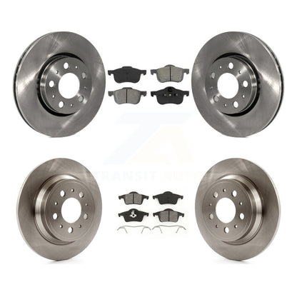[Avant + Arrière] Kit de Disque et plaquette (semi-métallique) de frein pour Volvo S60 V70 XC70 S80 K8S-101156