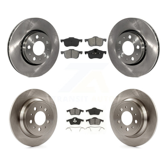 [Avant + Arrière] Kit de Disque et plaquette (semi-métallique) de frein pour Volvo S60 V70 XC70 S80 K8S-101156
