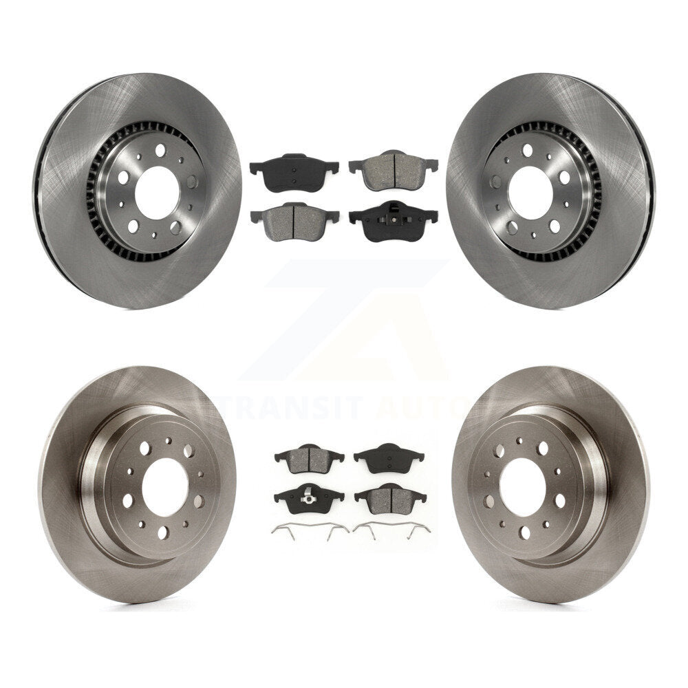 [Avant + Arrière] Kit de Disque et plaquette (semi-métallique) de frein pour Volvo S60 V70 XC70 S80 K8S-101157