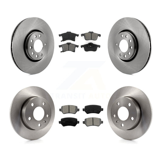 [Avant + Arrière] Kit de Disque et plaquette (semi-métallique) de frein pour 2008-2009 Saturn Astra K8S-101158