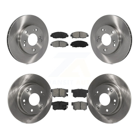 [Avant + Arrière] Kit de Disque et plaquette (semi-métallique) de frein pour Honda Civic K8S-101161