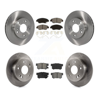 [Avant + Arrière] Kit de Disque et plaquette (semi-métallique) de frein pour Honda Civic Acura RSX K8S-101162