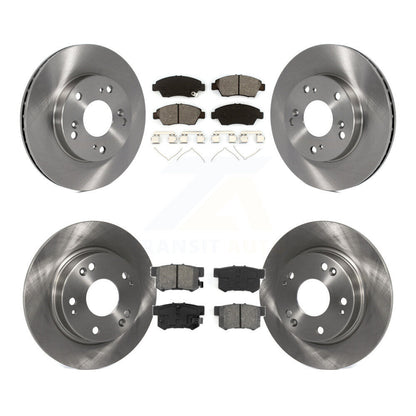 [Avant + Arrière] Kit de Disque et plaquette (semi-métallique) de frein pour Honda Civic K8S-101163