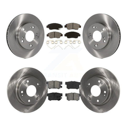 [Avant + Arrière] Kit de Disque et plaquette (semi-métallique) de frein pour Honda Civic K8S-101163