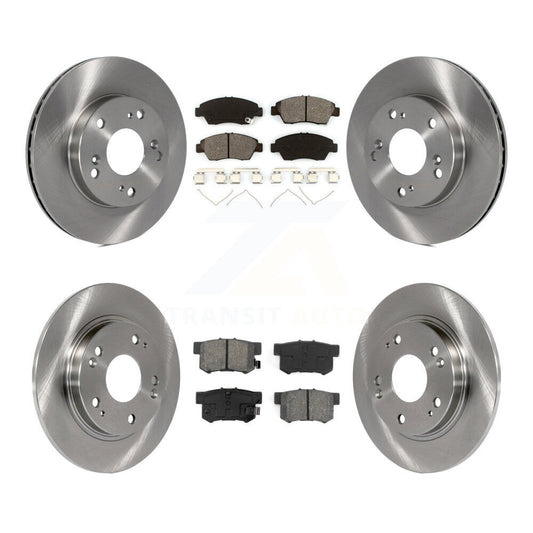 [Avant + Arrière] Kit de Disque et plaquette (semi-métallique) de frein pour 2011-2015 Honda CR-Z K8S-101164