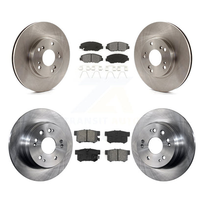 [Avant + Arrière] Kit de Disque et plaquette (semi-métallique) de frein pour 2002-2004 Honda CR-V K8S-101166