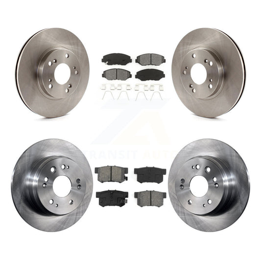 [Avant + Arrière] Kit de Disque et plaquette (semi-métallique) de frein pour 2002-2004 Honda CR-V K8S-101166