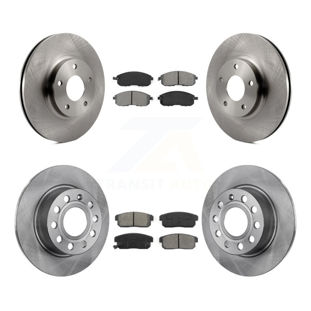 [Avant + Arrière] Kit de Disque et plaquette (semi-métallique) de frein pour Nissan Maxima INFINITI I35 K8S-101167