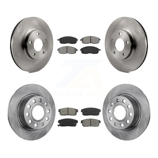 [Avant + Arrière] Kit de Disque et plaquette (semi-métallique) de frein pour Nissan Maxima INFINITI I35 K8S-101167
