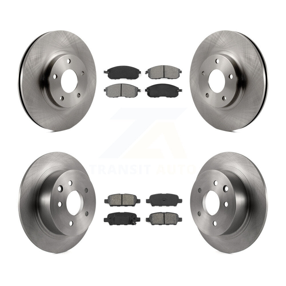 [Avant + Arrière] Kit de Disque et plaquette (semi-métallique) de frein pour Nissan Altima K8S-101168