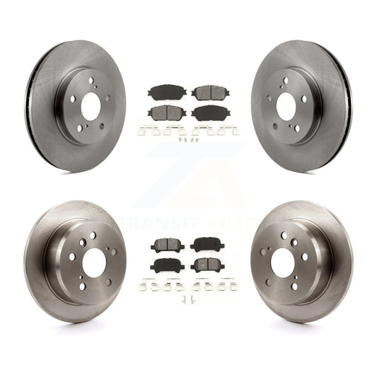 [Avant + Arrière] Kit de Disque et plaquette (semi-métallique) de frein pour Toyota Camry Avalon Solara K8S-101169