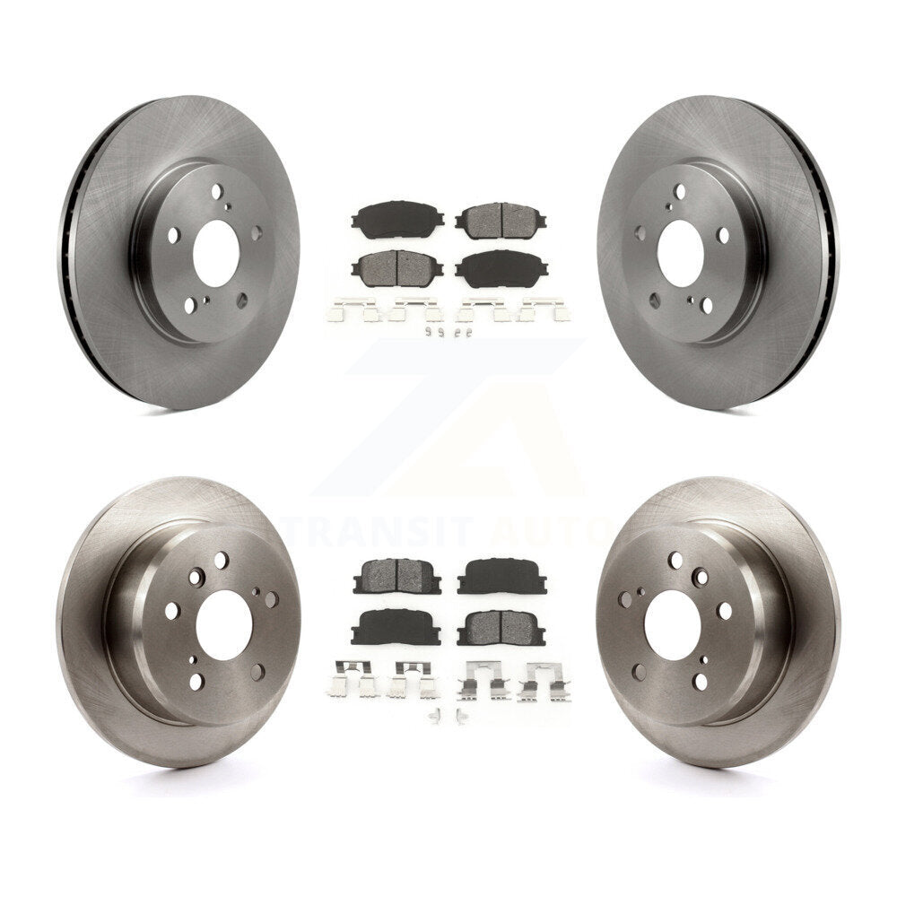 [Avant + Arrière] Kit de Disque et plaquette (semi-métallique) de frein pour Toyota Camry Lexus ES300 K8S-101170