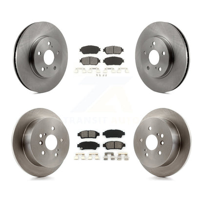 [Avant + Arrière] Kit de Disque et plaquette (semi-métallique) de frein pour 2004-2010 Toyota Sienna K8S-101171