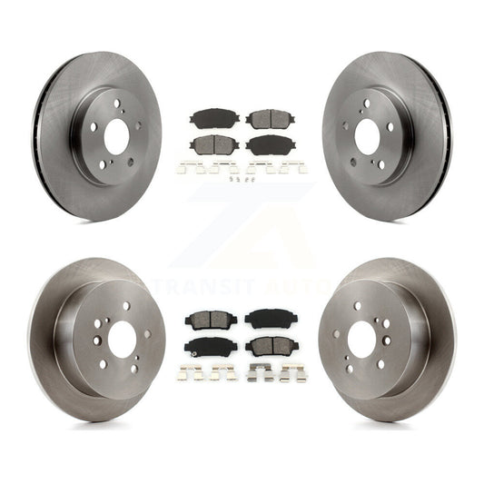 [Avant + Arrière] Kit de Disque et plaquette (semi-métallique) de frein pour 2004-2010 Toyota Sienna K8S-101171