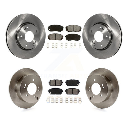 [Avant + Arrière] Kit de Disque et plaquette (semi-métallique) de frein pour 2010-2012 Kia Rondo K8S-101173