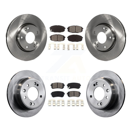 [Avant + Arrière] Kit de Disque et plaquette (semi-métallique) de frein pour Hyundai Elantra K8S-101174
