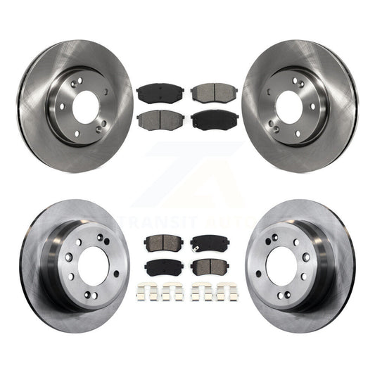 [Avant + Arrière] Kit de Disque et plaquette (semi-métallique) de frein pour Hyundai Tucson Kia Sportage FWD K8S-101175