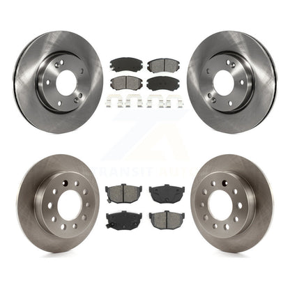 [Avant + Arrière] Kit de Disque et plaquette (semi-métallique) de frein pour Hyundai Tiburon K8S-101176