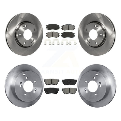 [Avant + Arrière] Kit de Disque et plaquette (semi-métallique) de frein pour Kia Sportage Hyundai Tucson K8S-101177