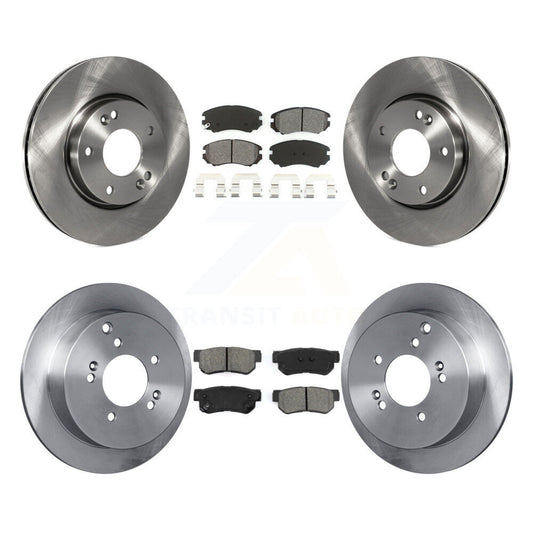 [Avant + Arrière] Kit de Disque et plaquette (semi-métallique) de frein pour Kia Sportage Hyundai Tucson K8S-101177