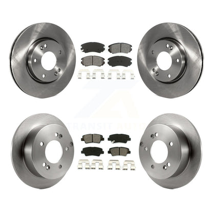 [Avant + Arrière] Kit de Disque et plaquette (semi-métallique) de frein pour Hyundai Sonata 2.4L K8S-101178