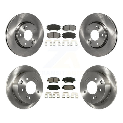 [Avant + Arrière] Kit de Disque et plaquette (semi-métallique) de frein pour 2012-2013 Kia Soul K8S-101180