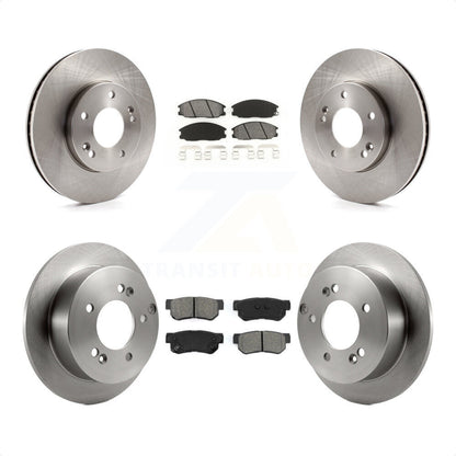 [Avant + Arrière] Kit de Disque et plaquette (semi-métallique) de frein pour Hyundai XG350 XG300 K8S-101183 par Transit Auto