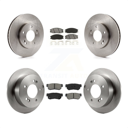 [Avant + Arrière] Kit de Disque et plaquette (semi-métallique) de frein pour Hyundai XG350 XG300 K8S-101183 par Transit Auto