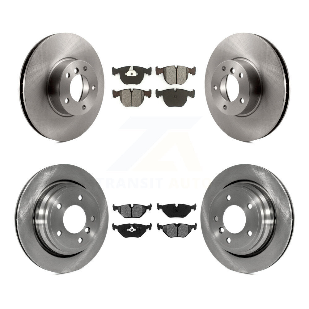 [Avant + Arrière] Kit de Disque et plaquette (semi-métallique) de frein pour BMW 530i 540i K8S-101184