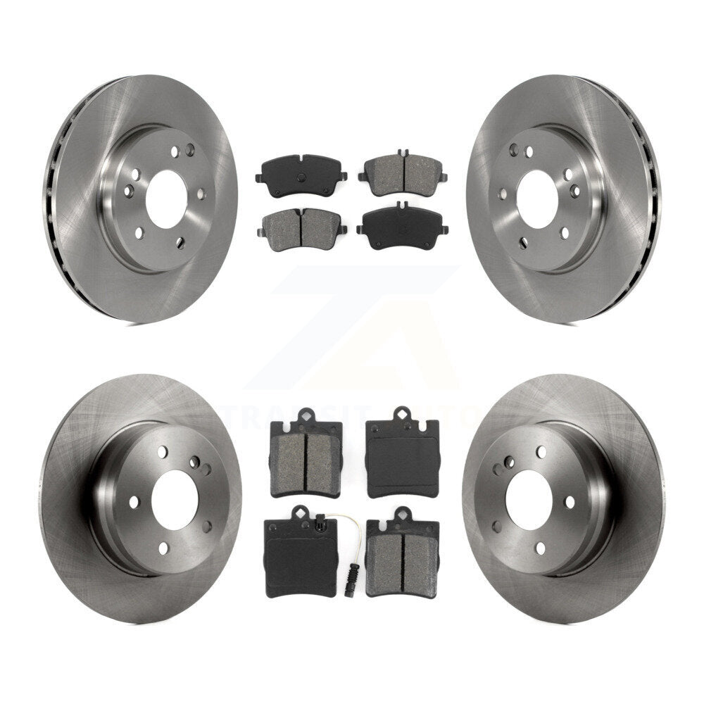 [Avant + Arrière] Kit de Disque et plaquette (semi-métallique) de frein pour 2003-2005 Mercedes-Benz C240 Wagon avec RWD K8S-101188