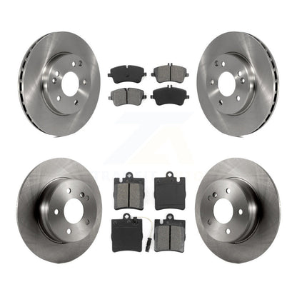 [Avant + Arrière] Kit de Disque et plaquette (semi-métallique) de frein pour 2003-2005 Mercedes-Benz C240 Wagon avec RWD K8S-101188