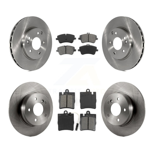 [Avant + Arrière] Kit de Disque et plaquette (semi-métallique) de frein pour 2003-2005 Mercedes-Benz C240 Wagon avec RWD K8S-101188