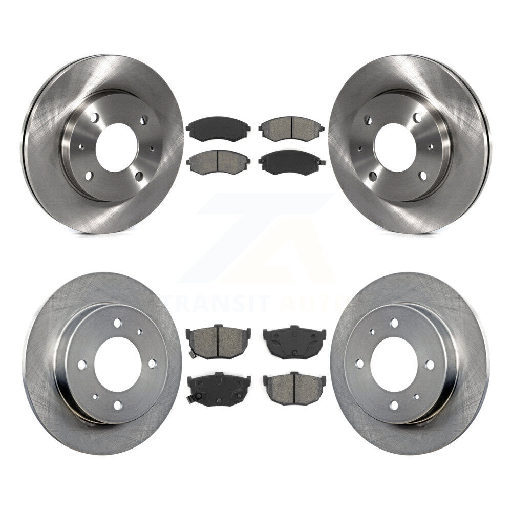 [Avant + Arrière] Kit de Disque et plaquette (semi-métallique) de frein pour Hyundai Elantra K8S-101190