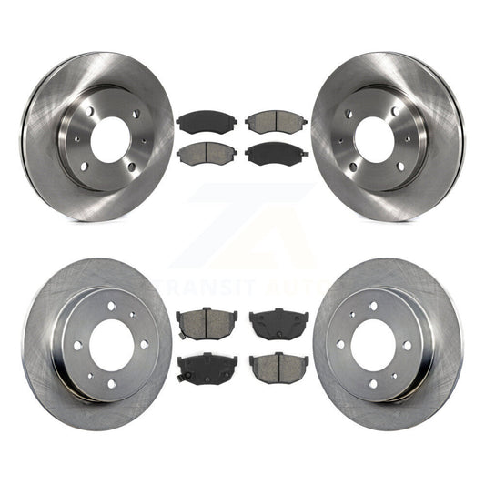 [Avant + Arrière] Kit de Disque et plaquette (semi-métallique) de frein pour Hyundai Elantra K8S-101190